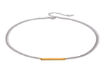 Load image into Gallery viewer, Two Tone Cuban Chain Necklace