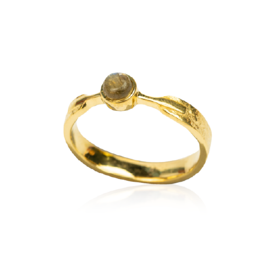 Labrodorite Fine Ring