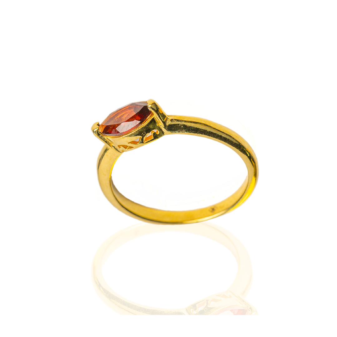 Oval Garnet Ring